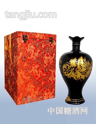 莲花盖（黑金牡丹）