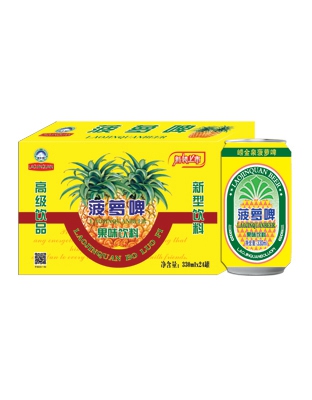 菠萝啤果味饮料330ml