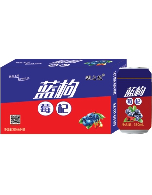 云之花蓝莓枸杞饮料330ml