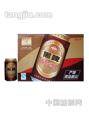 崂特听装黑啤酒10度