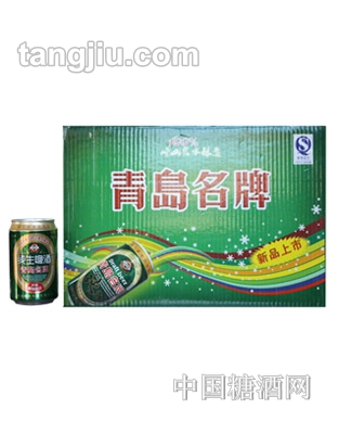 青岛听装黄啤酒10度