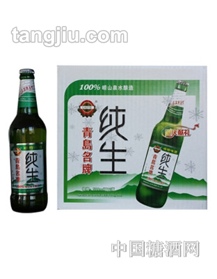 崂特绿纯生啤酒10度