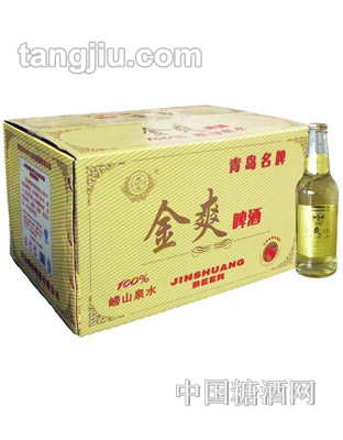 崂特金爽啤酒8度