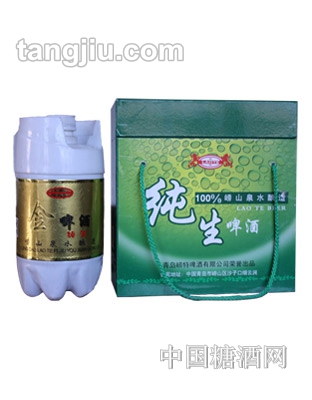 崂特精装纯生礼盒10度1800ml