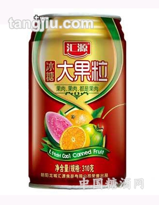 汇源冰糖大果粒310g