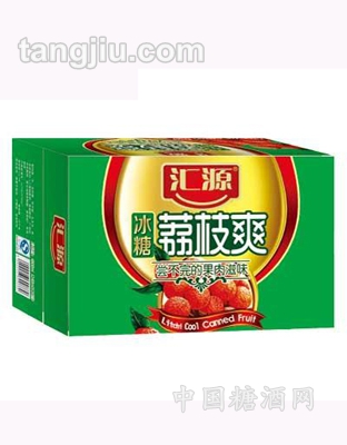汇源冰糖荔枝爽箱装