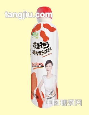 乐牛花生牛奶500ml