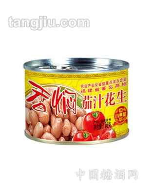 香焖茄汁花生罐头