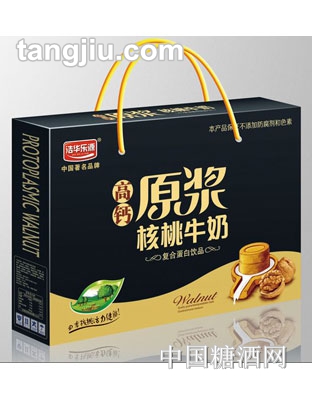 浩华乐源原浆核桃牛奶