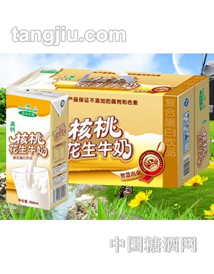 浩华乐源高钙核桃花生牛奶