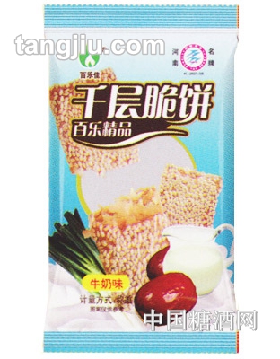 舞粮千层脆饼（牛奶味）