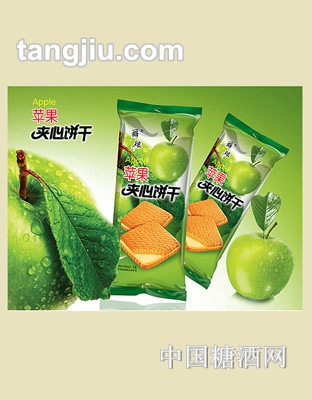 舞粮苹果味夹心饼干