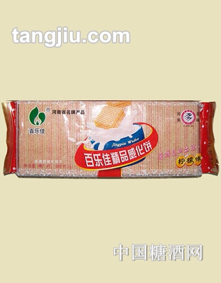 百乐佳精品威化饼柠檬味200g