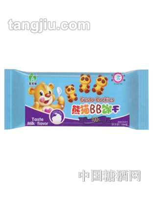 百乐佳熊猫BB饼干