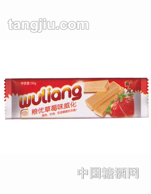 舞粮粮优威化（草莓味味）150g
