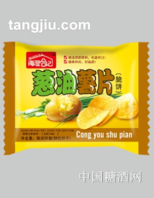 海澄合记葱油薯片饼干