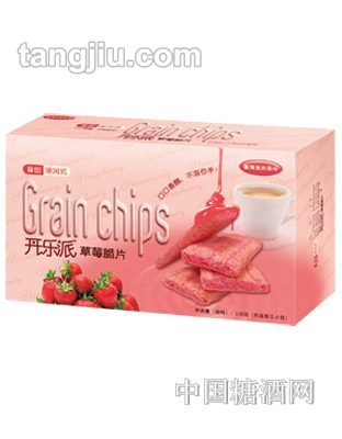 米乐园开乐派草莓脆片