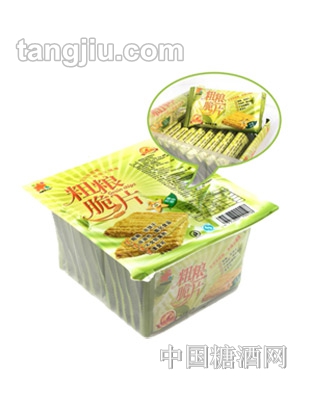 米乐园食品粗粮脆片奶香绿茶盒装120g