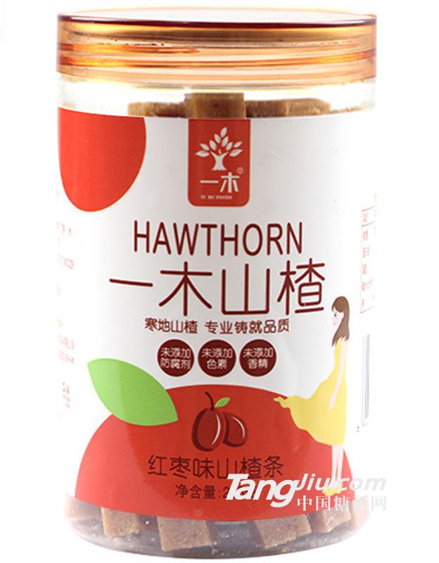 一木山楂红枣味山楂条268g