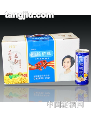 同良精品粗粮核桃饮料240ml