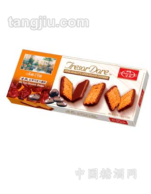 金沙红枣巧克力薄饼120g