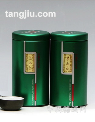 梨山茶绿色罐装