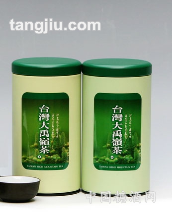 高山茶绿色罐装