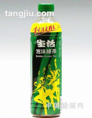 生活泡沫绿茶