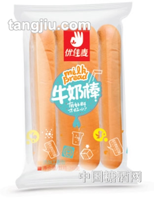 利百乐牛奶棒面包240g