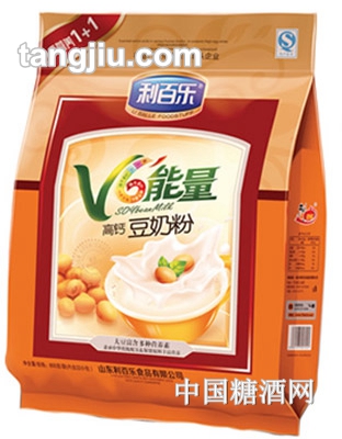 利百乐V6能量高钙豆奶粉800g