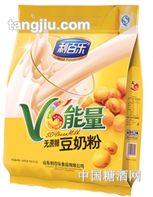 利百乐V6能量无蔗糖豆奶粉538g