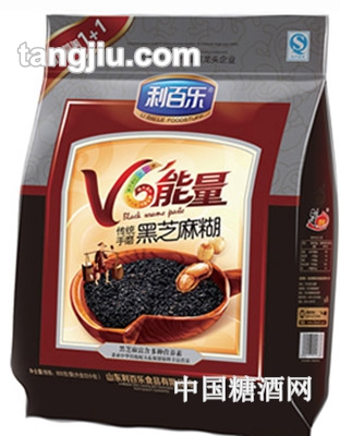 利百乐V6能量传统手磨黑芝麻糊800g