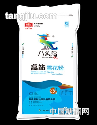 八头鸟高筋雪花粉-25kg
