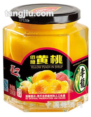 低糖黄桃390g