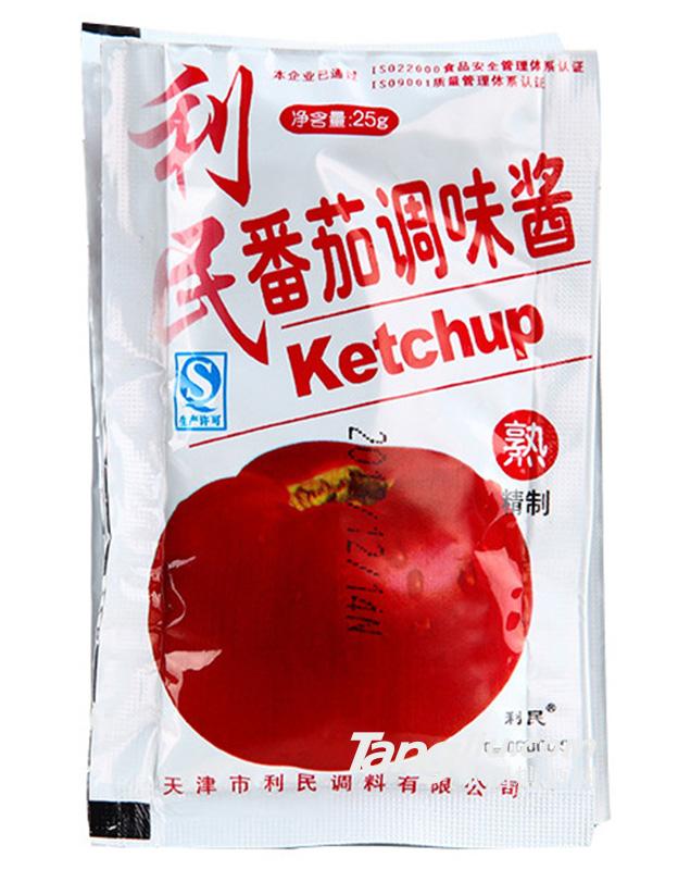 厂家批发 天津 利民番茄酱25g
