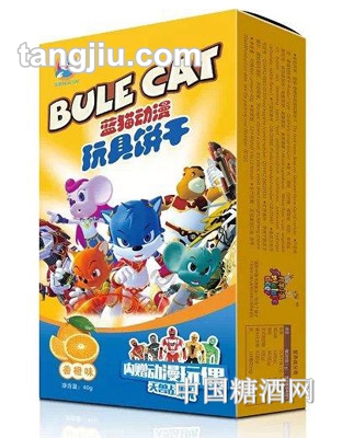 蓝猫动漫玩具饼干—香橙味