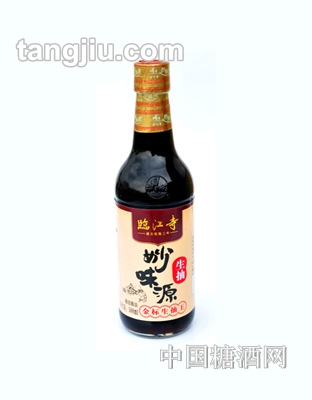 临江寺妙味源金标生抽王酱油500ml