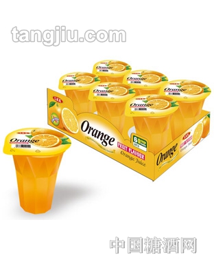 林锦记钻石高杯吸吸冻香橙味1200g