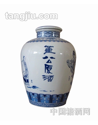 收藏酒坛—青花坛