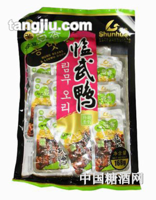 舜华绿豆豆香临武鸭168克