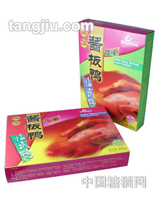 舜华微辣-劲辣酱板鸭盒装