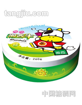舜华湘西牛圆铁盒260g