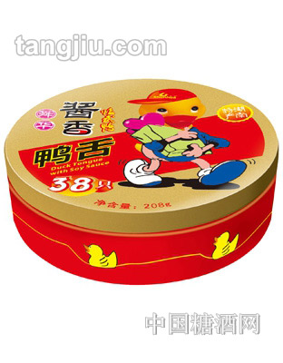 舜华酱香鸭舌圆铁盒208g