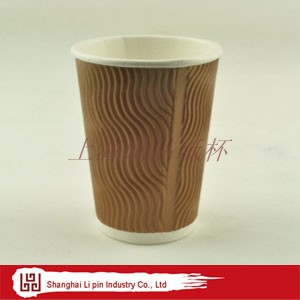 中国好纸杯，上海励品瓦楞纸杯定做