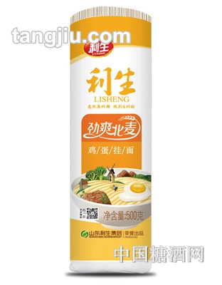 利生劲爽北麦鸡蛋挂面500g