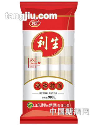 利生麦芯机塑鸡蛋面内扎900g