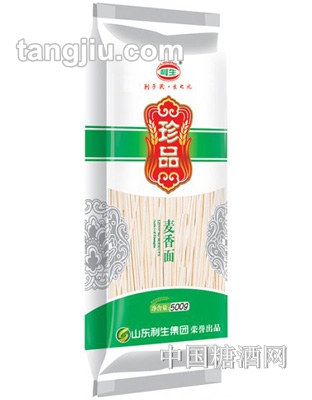 利生珍品麦香挂面500gM袋