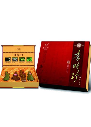 濒湖木盒四宝酒-李时珍滋补酒