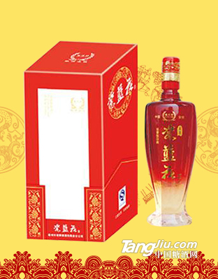 瓷蓝花（红瓶）
