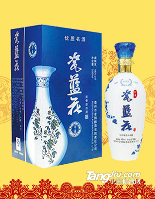 瓷蓝花（白瓶）